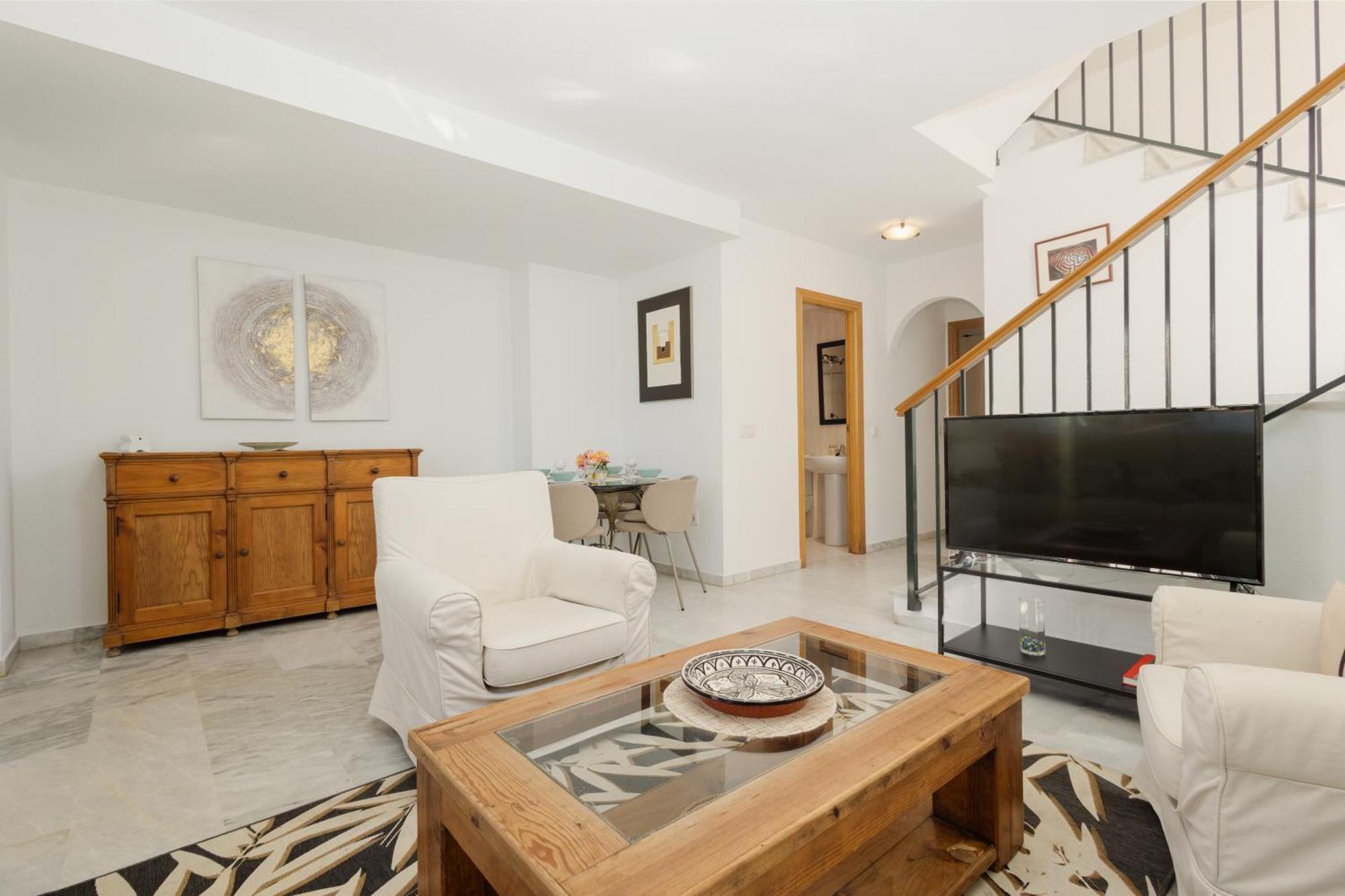 Beautiful Townhouse Walking Distance To The Beach In Costabella, Marbellac Extérieur photo